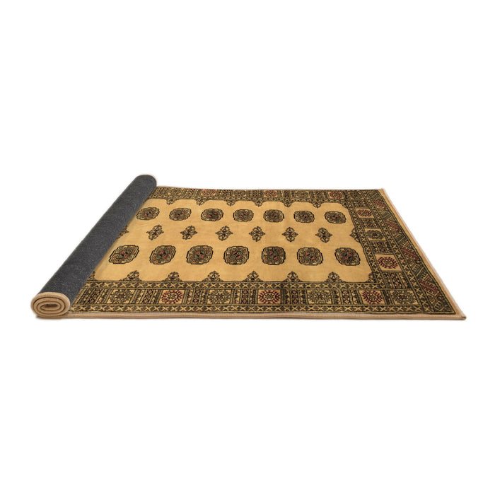 Sideview of Southwestern Brown Country Rug, tr283brn
