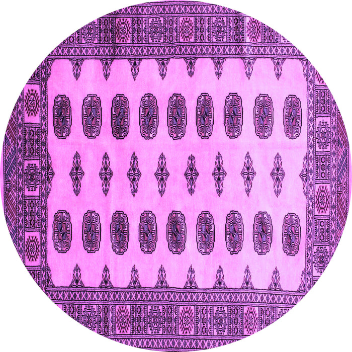 Round Southwestern Purple Country Rug, tr283pur
