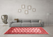 Country Red Washable Rugs