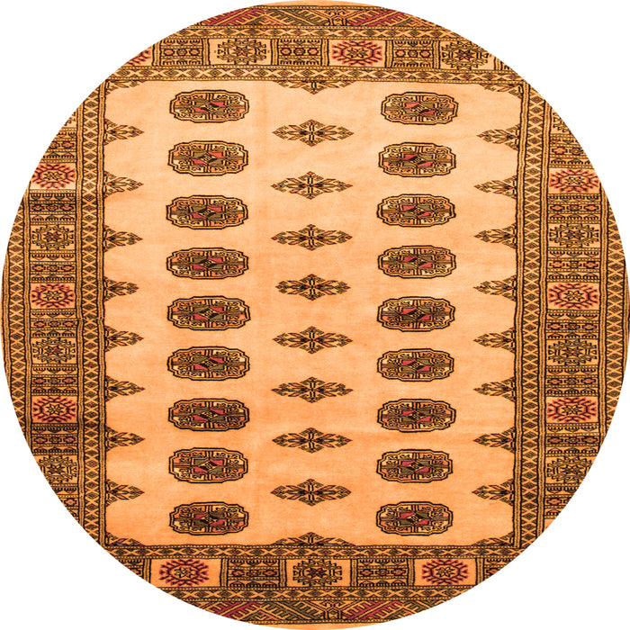 Machine Washable Southwestern Orange Country Area Rugs, wshtr283org