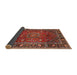Sideview of Traditional Red Persian Rug, tr2840