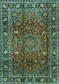 Persian Turquoise Traditional Rug, tr2840turq