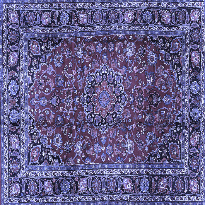 Square Persian Blue Traditional Rug, tr2840blu