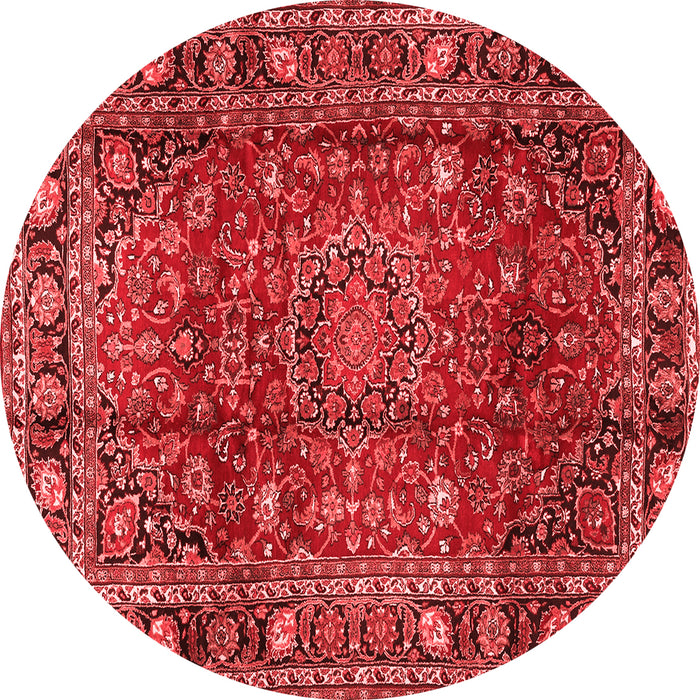 Machine Washable Persian Red Traditional Rug, wshtr2840red