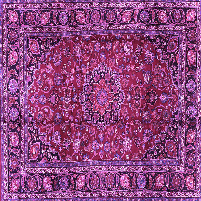 Square Persian Purple Traditional Rug, tr2840pur