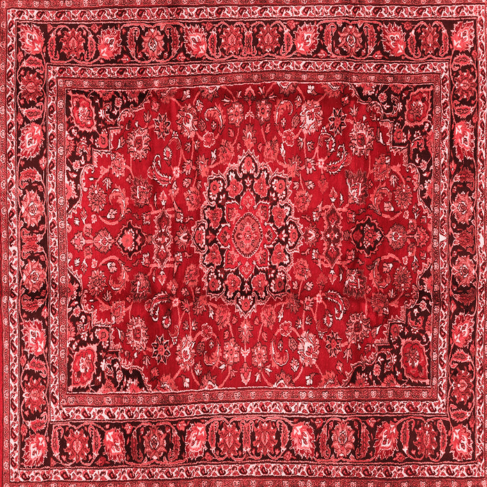 Machine Washable Persian Red Traditional Rug, wshtr2840red