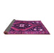 Sideview of Persian Purple Traditional Rug, tr2841pur