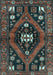 Machine Washable Persian Light Blue Traditional Rug, wshtr2841lblu