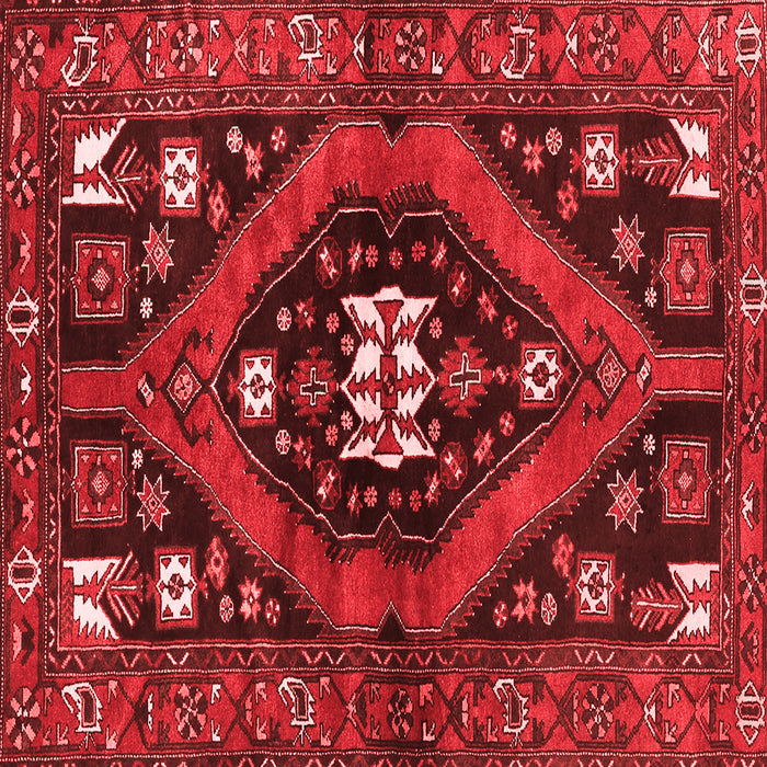 Machine Washable Persian Red Traditional Rug, wshtr2841red