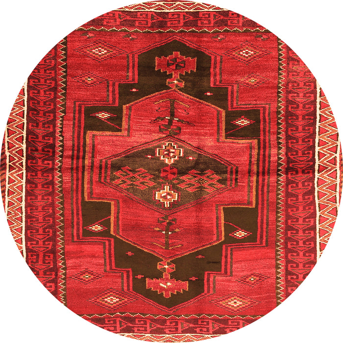 Machine Washable Persian Orange Traditional Area Rugs, wshtr2842org