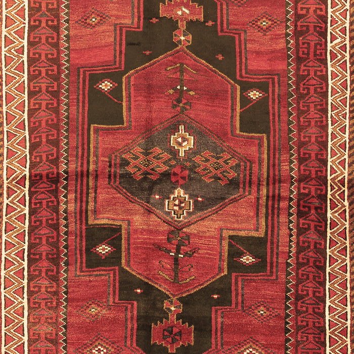 Machine Washable Persian Brown Traditional Rug, wshtr2842brn