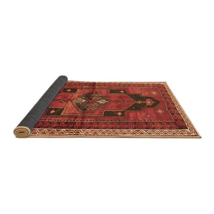 Sideview of Persian Brown Traditional Rug, tr2842brn