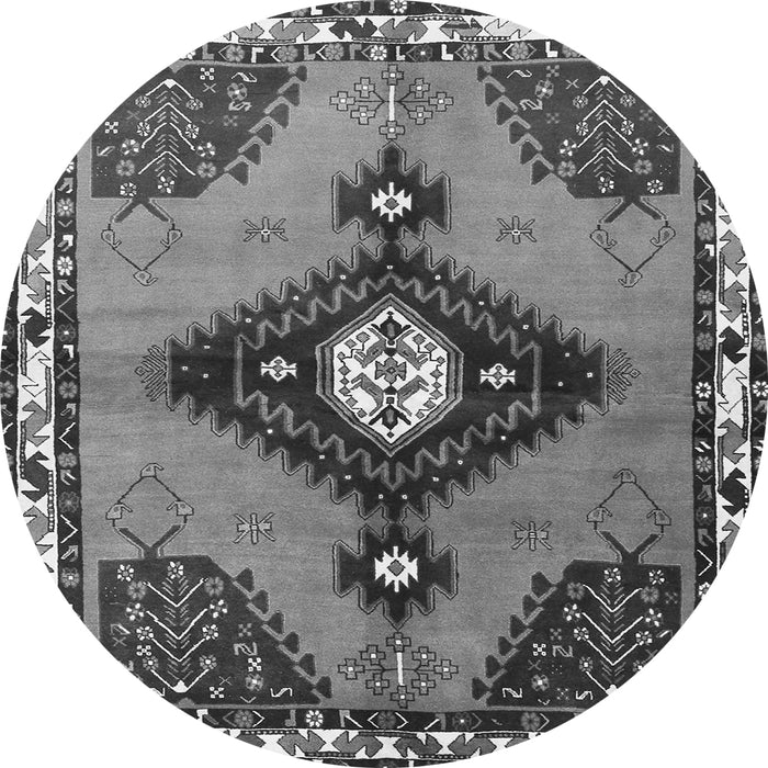 Machine Washable Persian Gray Traditional Rug, wshtr2843gry