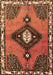 Machine Washable Persian Brown Traditional Rug, wshtr2843brn