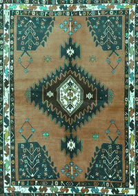 Persian Turquoise Traditional Rug, tr2843turq