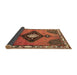 Sideview of Persian Brown Traditional Rug, tr2843brn