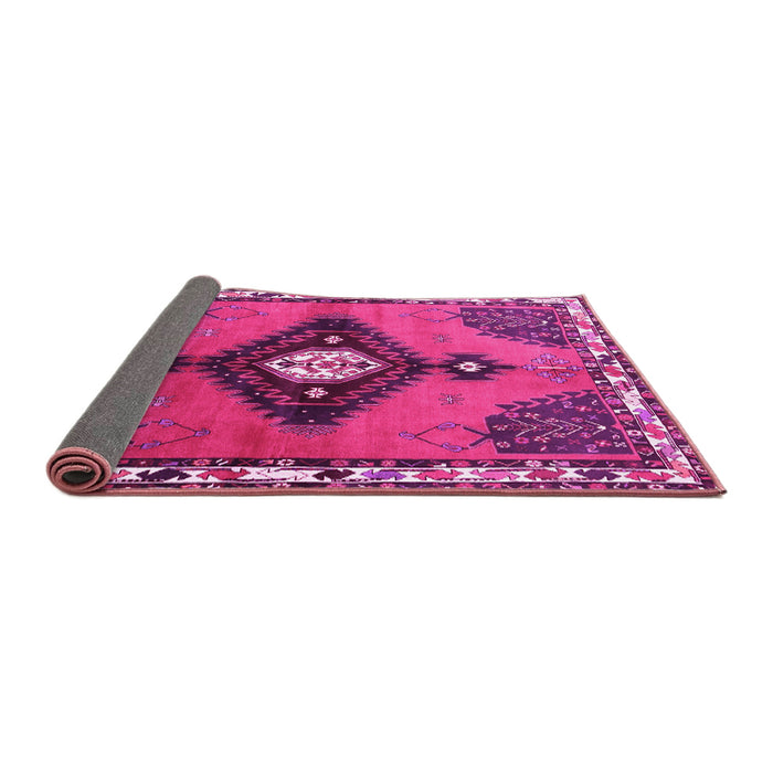 Sideview of Persian Pink Traditional Rug, tr2843pnk