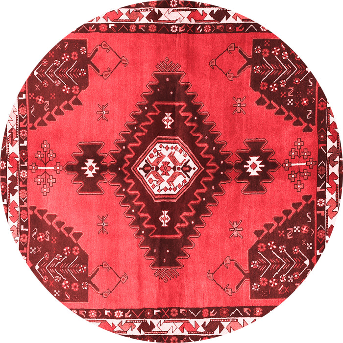Machine Washable Persian Red Traditional Rug, wshtr2843red