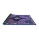 Sideview of Persian Blue Traditional Rug, tr2843blu