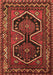 Machine Washable Persian Brown Traditional Rug, wshtr2844brn