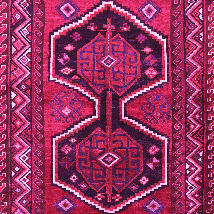 Machine Washable Persian Pink Traditional Rug, wshtr2844pnk