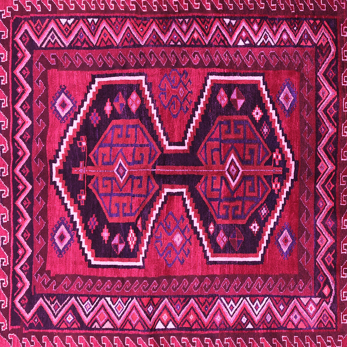 Square Persian Pink Traditional Rug, tr2844pnk