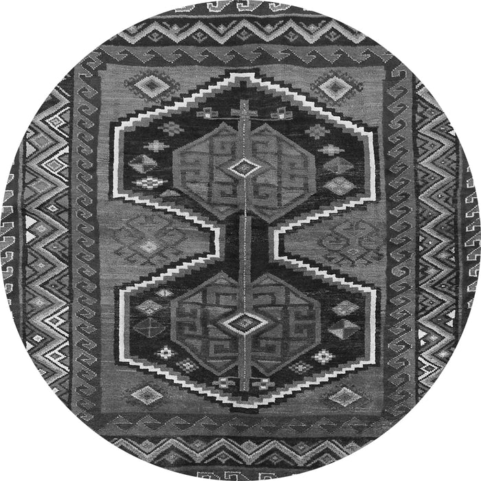 Square Persian Gray Traditional Rug, tr2844gry