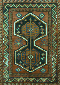 Persian Turquoise Traditional Rug, tr2844turq