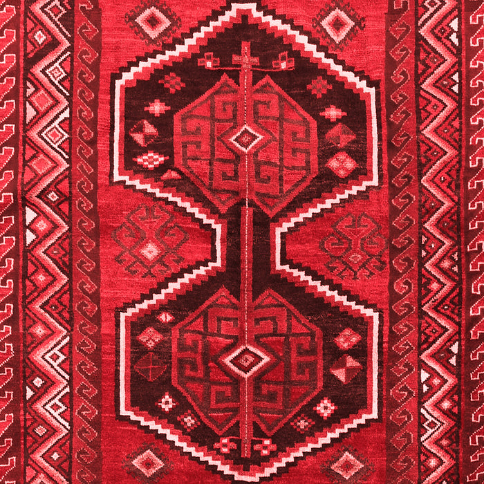 Machine Washable Persian Red Traditional Rug, wshtr2844red