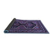 Sideview of Persian Blue Traditional Rug, tr2844blu