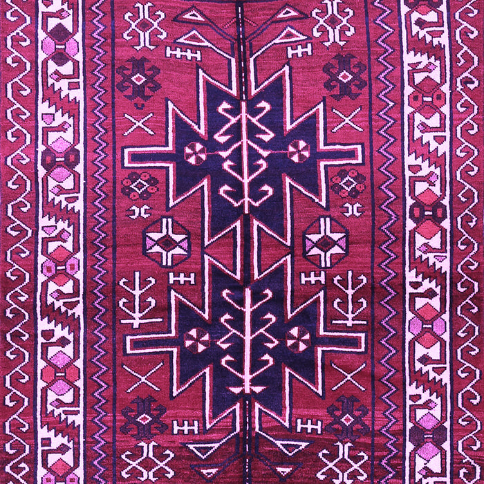 Machine Washable Persian Purple Traditional Area Rugs, wshtr2845pur