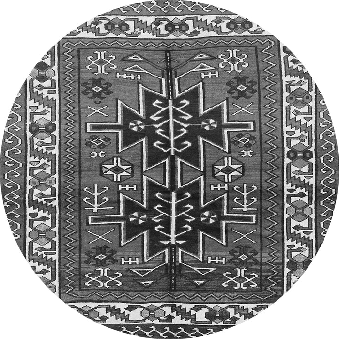 Machine Washable Persian Gray Traditional Rug, wshtr2845gry