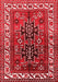 Persian Red Traditional Area Rugs