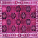 Square Persian Pink Traditional Rug, tr2846pnk