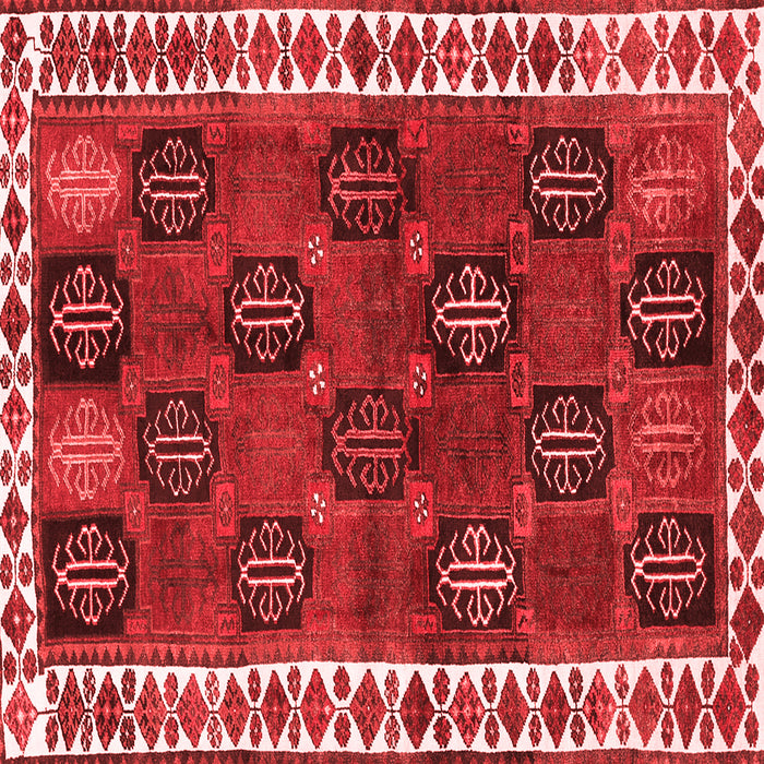 Machine Washable Persian Red Traditional Rug, wshtr2846red