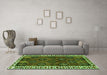 Machine Washable Persian Green Traditional Area Rugs in a Living Room,, wshtr2846grn