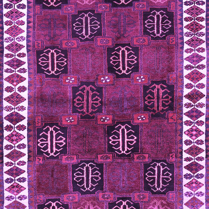 Machine Washable Persian Purple Traditional Area Rugs, wshtr2846pur