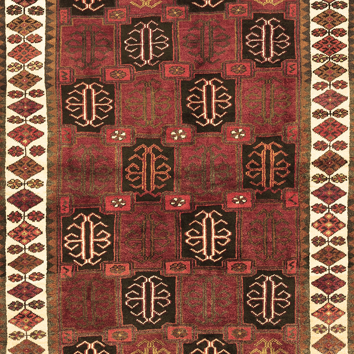 Machine Washable Persian Brown Traditional Rug, wshtr2846brn