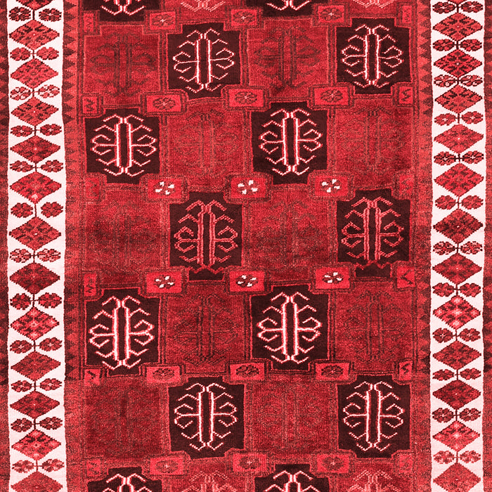 Machine Washable Persian Red Traditional Rug, wshtr2846red
