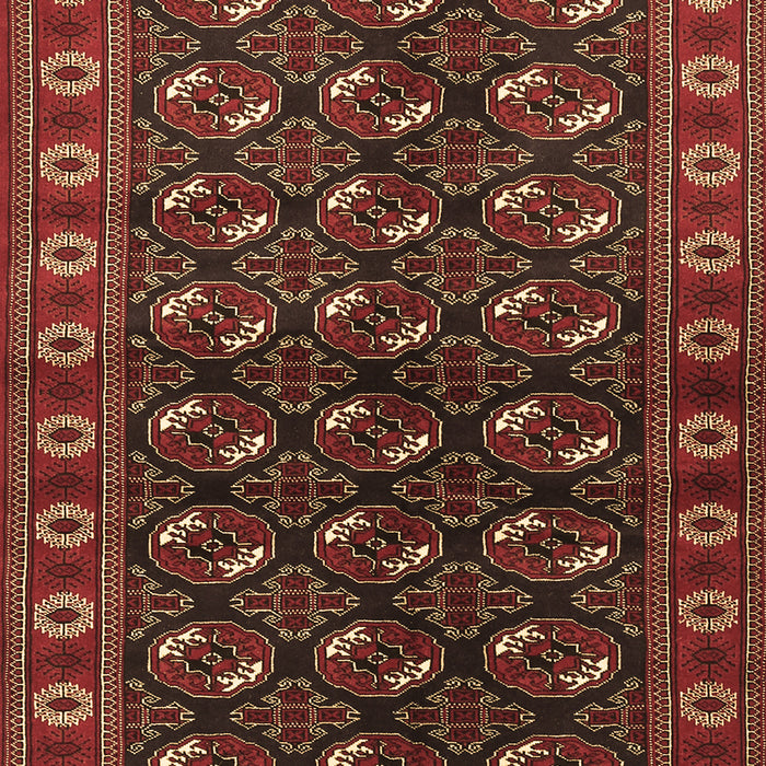 Machine Washable Persian Brown Traditional Rug, wshtr2847brn