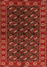 Serging Thickness of Machine Washable Persian Orange Traditional Area Rugs, wshtr2847org