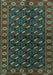 Persian Turquoise Traditional Rug, tr2847turq