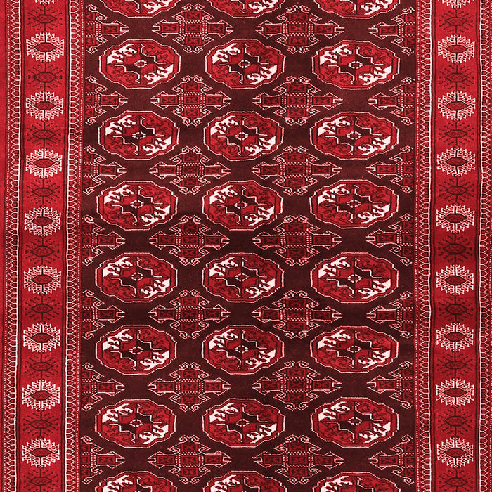 Machine Washable Persian Red Traditional Rug, wshtr2847red