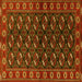Square Persian Yellow Traditional Rug, tr2847yw
