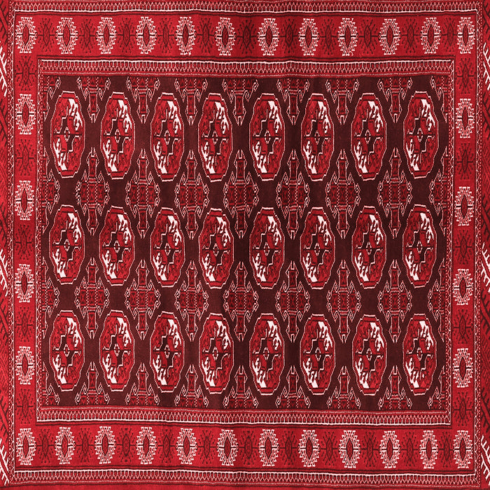 Machine Washable Persian Red Traditional Rug, wshtr2847red