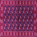 Square Persian Pink Traditional Rug, tr2847pnk
