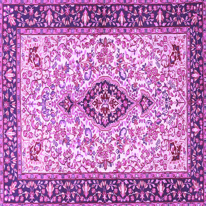 Square Persian Purple Traditional Rug, tr2848pur