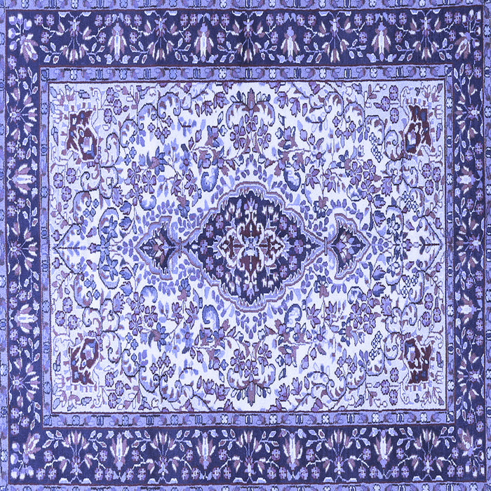 Square Persian Blue Traditional Rug, tr2848blu