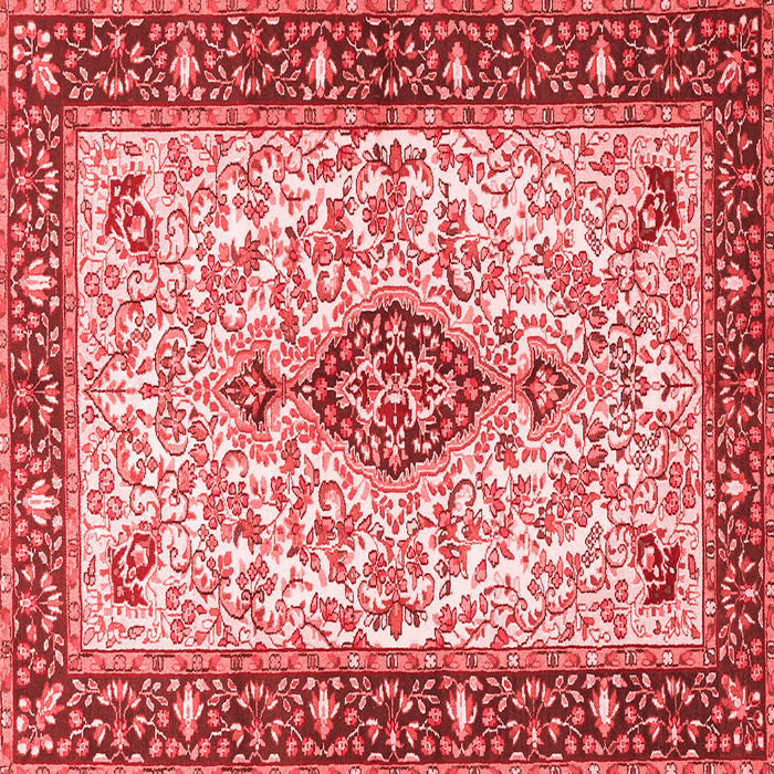 Machine Washable Persian Red Traditional Rug, wshtr2848red