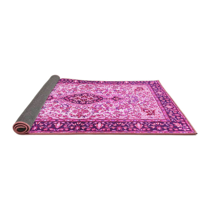 Sideview of Persian Pink Traditional Rug, tr2848pnk
